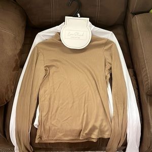 2 Pack of Super Soft Turtleneck Long Sleeves (S)